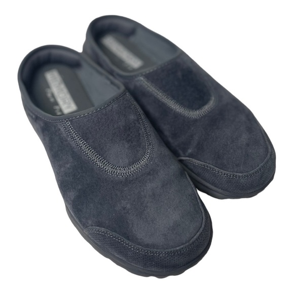 Skechers Women’s Grey Slip On Memory Foam Mule Sneakers - Picture 9 of 9